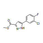 Methyl 5-(3-Chloro-4-fluorophenyl)-1H-pyrazole-3-carboxylate