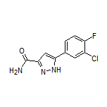 5-(3-Chloro-4-fluorophenyl)-1H-pyrazole-3-carboxamide