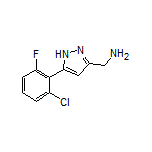 5-(2-Chloro-6-fluorophenyl)-1H-pyrazole-3-methanamine