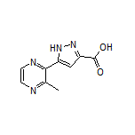 5-(3-Methylpyrazin-2-yl)-1H-pyrazole-3-carboxylic Acid