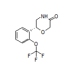 (R)-6-[2-(Trifluoromethoxy)phenyl]morpholin-3-one