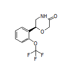 (S)-6-[2-(Trifluoromethoxy)phenyl]morpholin-3-one