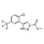 Methyl 5-[2-Chloro-5-(trifluoromethyl)phenyl]-1H-pyrazole-3-carboxylate