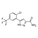 5-[2-Chloro-5-(trifluoromethyl)phenyl]-1H-pyrazole-3-carboxamide