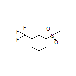 1-(Methylsulfonyl)-3-(trifluoromethyl)cyclohexane
