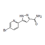 5-(5-Bromopyridin-2-yl)-1H-pyrazole-3-carboxamide