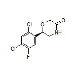 (R)-6-(2,4-Dichloro-5-fluorophenyl)morpholin-3-one