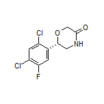(S)-6-(2,4-Dichloro-5-fluorophenyl)morpholin-3-one