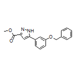 Methyl 5-[3-(Benzyloxy)phenyl]-1H-pyrazole-3-carboxylate