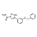 5-[3-(Benzyloxy)phenyl]-1H-pyrazole-3-carboxamide