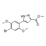 Methyl 5-(4-Bromo-2,5-dimethoxyphenyl)-1H-pyrazole-3-carboxylate