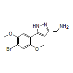 5-(4-Bromo-2,5-dimethoxyphenyl)-1H-pyrazole-3-methanamine
