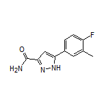 5-(4-Fluoro-3-methylphenyl)-1H-pyrazole-3-carboxamide