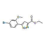 Ethyl 5-(4-Bromo-2-methoxyphenyl)-1H-pyrazole-3-carboxylate