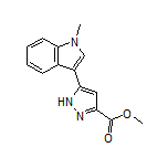 Methyl 5-(1-Methyl-1H-indol-3-yl)-1H-pyrazole-3-carboxylate