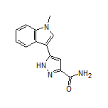 5-(1-Methyl-1H-indol-3-yl)-1H-pyrazole-3-carboxamide