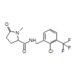 N-[2-Chloro-3-(trifluoromethyl)benzyl]-1-methyl-5-oxopyrrolidine-2-carboxamide