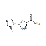 5-(1-Methyl-1H-imidazol-5-yl)-1H-pyrazole-3-carboxamide