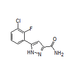 5-(3-Chloro-2-fluorophenyl)-1H-pyrazole-3-carboxamide