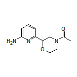 1-[2-(6-Aminopyridin-2-yl)morpholino]ethanone