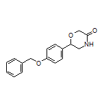 6-[4-(Benzyloxy)phenyl]morpholin-3-one