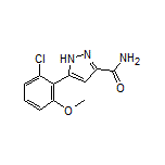 5-(2-Chloro-6-methoxyphenyl)-1H-pyrazole-3-carboxamide
