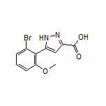 5-(2-Bromo-6-methoxyphenyl)-1H-pyrazole-3-carboxylic Acid
