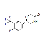 (S)-6-[4-Fluoro-3-(trifluoromethyl)phenyl]morpholin-3-one