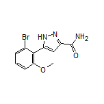 5-(2-Bromo-6-methoxyphenyl)-1H-pyrazole-3-carboxamide