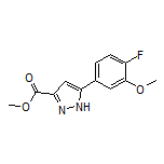 Methyl 5-(4-Fluoro-3-methoxyphenyl)-1H-pyrazole-3-carboxylate