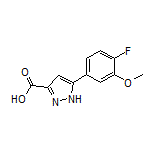 5-(4-Fluoro-3-methoxyphenyl)-1H-pyrazole-3-carboxylic Acid