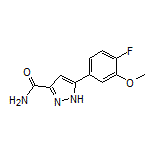 5-(4-Fluoro-3-methoxyphenyl)-1H-pyrazole-3-carboxamide