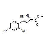Methyl 5-(4-Bromo-2-chlorophenyl)-1H-pyrazole-3-carboxylate
