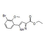 Ethyl 5-(3-Bromo-2-methoxyphenyl)-1H-pyrazole-3-carboxylate