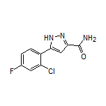 5-(2-Chloro-4-fluorophenyl)-1H-pyrazole-3-carboxamide