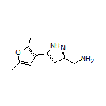 5-(2,5-Dimethylfuran-3-yl)-1H-pyrazole-3-methanamine