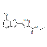 Ethyl 5-(7-Methoxybenzofuran-2-yl)-1H-pyrazole-3-carboxylate