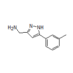 5-(m-Tolyl)-1H-pyrazole-3-methanamine