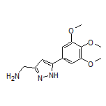 5-(3,4,5-Trimethoxyphenyl)-1H-pyrazole-3-methanamine
