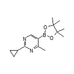 2-Cyclopropyl-4-methylpyrimidine-5-boronic Acid Pinacol Ester