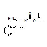 (3R,4S)-1-Boc-4-phenylpiperidin-3-amine