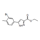 Ethyl 5-(3-Bromo-4-methylphenyl)-1H-pyrazole-3-carboxylate