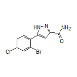 5-(2-Bromo-4-chlorophenyl)-1H-pyrazole-3-carboxamide