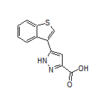 5-(Benzo[b]thiophen-3-yl)-1H-pyrazole-3-carboxylic Acid