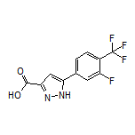 5-[3-Fluoro-4-(trifluoromethyl)phenyl]-1H-pyrazole-3-carboxylic Acid