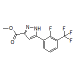 Methyl 5-[2-Fluoro-3-(trifluoromethyl)phenyl]-1H-pyrazole-3-carboxylate