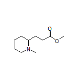 Methyl 3-(1-Methylpiperidin-2-yl)propanoate