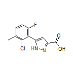 5-(2-Chloro-6-fluoro-3-methylphenyl)-1H-pyrazole-3-carboxylic Acid