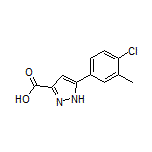 5-(4-Chloro-3-methylphenyl)-1H-pyrazole-3-carboxylic Acid