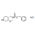 N-Cbz-1-[(3S,4R)-3-methoxy-4-piperidyl]methanamine Hydrochloride